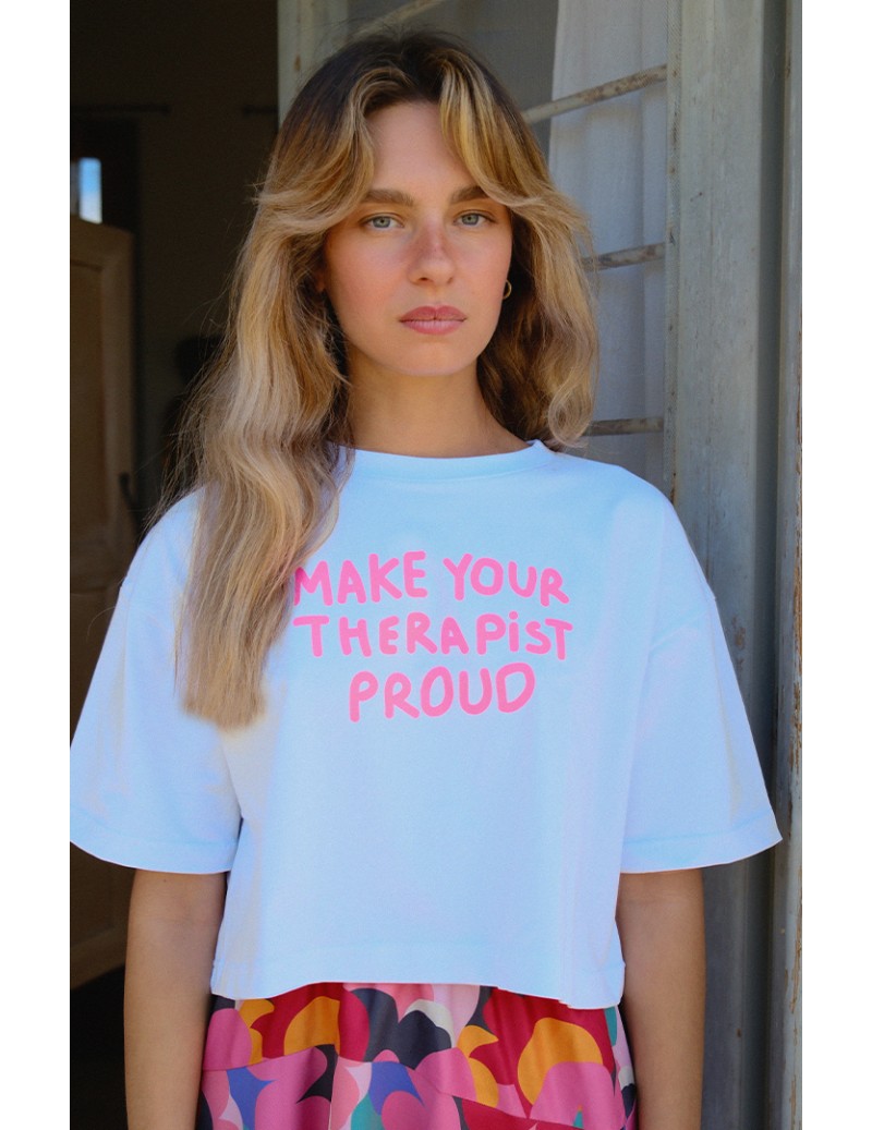 THERAPIST CROP  T SHIRT